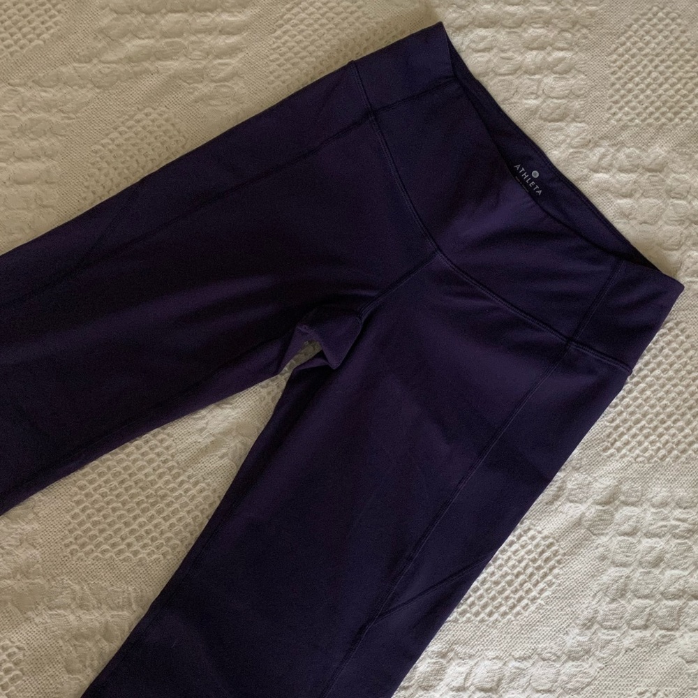 Athleta Deep Purple Yoga Pants
